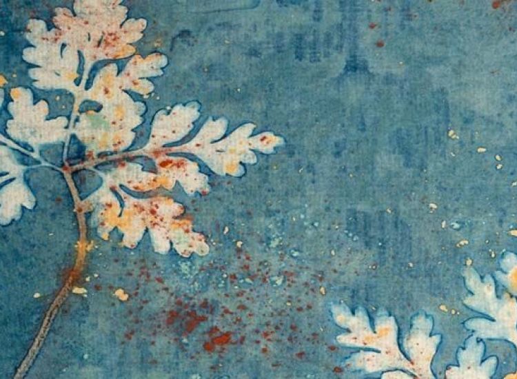 MURMURE SAUVAGE 14 Gabarit home grande cyanotype